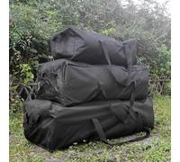 Tenda da campeggio e sacco a pelo in tessuto Oxford 600D, grande capacità, con cerniera bloccabile e bagaglio da viaggio pieghevole, per attività all'aperto (100 L)