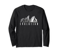 Tenda da Campeggio Evolution Funny Man Ape Neanderthal Maglia a Manica