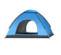 Tenda Da Campeggio For Famiglie Con Apertura Automatica - Lago Blu, Doppia Porta, Impermeabile E Resistente Al Sole - Installazione Rapida For Avventure All'aria Aperta(200 * 200 * 130cm)