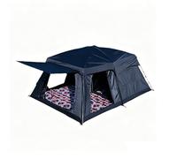 Tenda da campeggio for famiglie numerose, impermeabile e anti-UV for 4-6 persone con camera da letto e soggiorno separati, for escursionismo, zaino in spalla, avventure all'aria aperta
