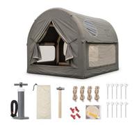 Tenda da campeggio gonfiabile, 4-6 posti, altezza massima 2,6 m | Il sistema senza pali tradizionali semplifica la preparazione del campo durante viaggi e vacanze.