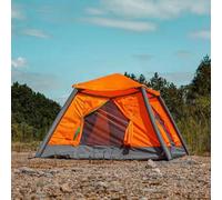 Tenda da campeggio gonfiabile, tenda ad aria automatica impermeabile per 2-4 persone con pompa ad aria e borsa per il trasporto, tenda pieghevole portatile per la pesca all'aperto e il turismo