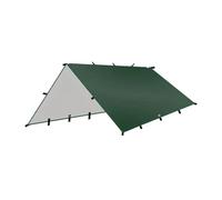 Tenda da campeggio impermeabile con 19 punti di aggancio, telo sopravvivenza, riparo dal sole, tenda parasole, for esterni(No accessories 6)