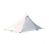 Tenda da campeggio impermeabile ultraleggera, tenda con zaino in spalla piramidale portatile per escursioni, alpinismo e viaggio in moto - leggero e compatto (marrone) Aqiong