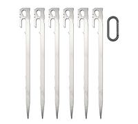 Tenda da campeggio in acciaio inox a baldacchino tenda da terra chiodo da giardino picchi fissi utilizzati per ancoraggio a terra da campeggio picchetti da giardino