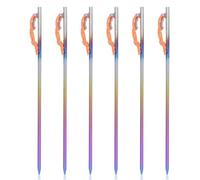 Tenda da campeggio in lega a baldacchino, picchetto da giardino, picchetti fissi utilizzati per tenda da campeggio ancoraggio a terra