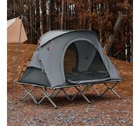 Tenda da Campeggio, Lettino da Campeggio Pieghevole in Alluminio, Viaggio in Campeggio con Tetto, Sacco a Pelo, Carico Massimo 300 kg OGS60-L-HG Noi prendiamo parte alle procedure OSS. Tutte le fattur