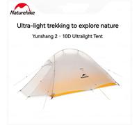 Tenda da campeggio Naturehike Cloud Up in nylon 10D Tenda da campeggio ultraleggera portatile per 2 persone 3 stagioni Tenda da trekking turistica impermeabile per esterni Tent