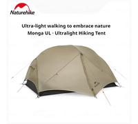 Tenda da campeggio Naturehike New Mongar UL per 1-2 persone, in nylon 15D, 3 stagioni, impermeabile, ultraleggera, portatile, con tappetino.