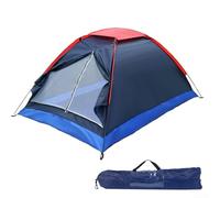 Tenda da campeggio per 2 persone, design a cupola, per una facile installazione, leggera e portatile, per escursionismo, pesca, spiaggia, tenda da viaggio compatta con mosca per pioggia e trasporto