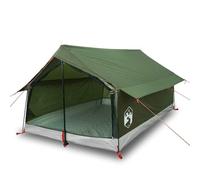 Tenda da campeggio per 2 persone, verde oliva, impermeabile, leggera e compatta, per avventure all'aria aperta, ideale per escursioni e campeggio, montaggio rapido e materiale traspirante