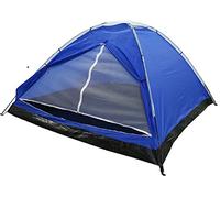 Tenda da Campeggio per 3-4 Persone con zanzariera, Facile da Montare Impermeabile per Outdoor Campeggio Viaggi Escursionismo Trekking Pesca Camping (BLU)