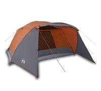 Tenda da campeggio per 4 persone, impermeabile e antivento, perfetta per avventure all'aria aperta e gite in famiglia, arancione per una migliore visibilità