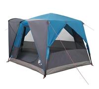 Tenda da campeggio per 5 persone, blu e grigio, 333 x 317 x 194 cm