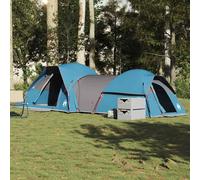 vidaXL Tenda da Campeggio per 5 Persone Blu Impermeabile
