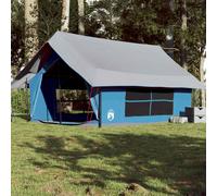 vidaXL Tenda da Campeggio per 5 Persone Blu Impermeabile