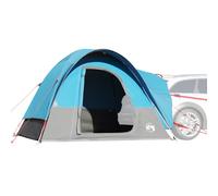 Tenda da Campeggio per Auto per 4 Persone Blu Impermeabile