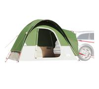 Tenda da Campeggio per Auto per 4 Persone Verde Impermeabile