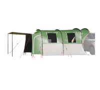 Tenda da Campeggio per Auto per 4 Persone Verde Impermeabile