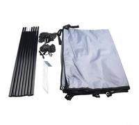Tenda da campeggio per auto, SUV, parasole, ignifugo, per camper, SUV, campeggio, 210D, poliestere, grigio