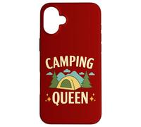 Tenda da campeggio per donne e ragazze, regina da campeggio Custodia per iPhone 16 Plus