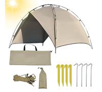 Tenda da campeggio per esterni per 2-3 persone, antivento e impermeabile, tenda a cupola, facile da montare, adatta per campeggio, giardino, attività all'aperto, backpacking, esplorazione della natura