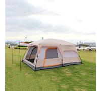 Tenda da campeggio per esterni, tenda da campeggio per 5-8 persone, borsa da trasporto impermeabile Oxford 210D con camere da letto, tende istantanee per campeggio con tendalino B