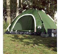 Tenda da campeggio per festival, tenda turistica, da campeggio, per 5 persone, verde, Quick Release per trekking, famiglie, viaggi con zaino