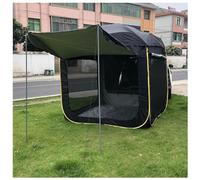 Tenda da campeggio per SUV, resistente alle intemperie, a doppio strato, per avventure all'aperto, adatta per 3-4 persone