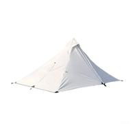 Tenda da campeggio piramidale leggera per una o due persone, utilizza bastoncini da trekking o supporti naturali, base Oxford 210D, strato esterno impermeabile PU3000 (verde)