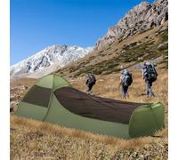 Tenda da campeggio portatile per esterni, design ad apertura rapida, protezione per zanzariere, verde militare