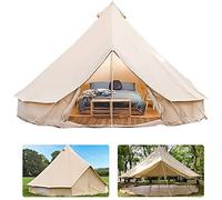 Tenda da Campeggio Teepee Lusso con buca Cottura per Il Glamping all'aperto di 4 Stagioni appreso ampiamente