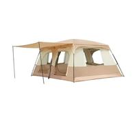 Tenda da campeggio ultraleggera for 4 persone - Tenda da trekking a doppio strato for esterni, tenda da campeggio for famiglie e turisti con ampio spazio(10-12person)