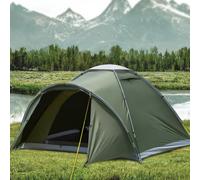 Tenda da campeggio Ultraleggera per 2-4 persone Tent Impermeabili PU5000 3-4 Stagioni per Trekking e Attività All’aperto 2025 Rivestimento a Prova di Luce Nera Puro
