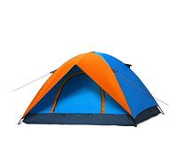 Tenda da Campo da Campo per 3-4 Persone a Doppio Strato, Tenda da Campeggio per Famiglie, Protezione al 100%, 200 * 200 * 130 cm