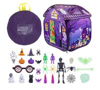 Tenda da Casa per Interni, Casa di Gioco al Coperto, Casa di Gioco al coperto per Halloween, Spazio di Gioco Pieghevole e Ventilato per Tutto-Piccolo, Tenda da Gioco per Facile Da Montare