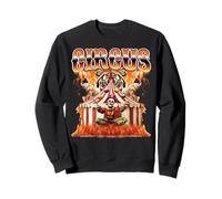 Tenda da circo con elefanti da clown anni '90, stile bootleg Felpa