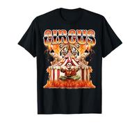 Tenda da circo con elefanti da clown anni '90, stile bootleg Maglietta
