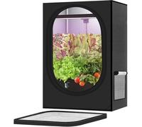 Tenda da coltivazione, piccola 44 x 44 x 72 cm, per impianto idroponico, Growbox 600D con mylar altamente riflettente, serra per interni per coltivazioni di piante vegetali e armadi