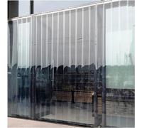 Tenda da congelatore in plastica Trasparente, divisorio for Parabrezza sul Ponte del Magazzino for Animali Domestici, Facile da installare (Colore: 2,1 mm, Dimensioni: 0,75 x 2 m)