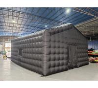 Tenda da discoteca a cubo, portatile, grande, portatile, per feste in cortile/eventi all'aperto (9,1 x 6,1 x 4 m con ventilatore)
