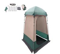 Tenda da doccia da campeggio, pop-up, per WC, portatile, per esterni, panno rimovibile, impermeabile, resistente al vento, grado di protezione solare pu 50+, per campeggio e spiaggia, 160 x 160 x 240