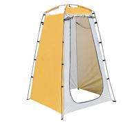 Tenda da doccia da campeggio, tenda da spogliatoio multifunzione per la spiaggia, con borsa per il trasporto, portatile, per spiaggia, pesca, escursionismo, bagno all'aperto (giallo)