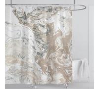 Tenda da doccia impermeabile in marmo 70x140cm/Larghezza x Altezza Tenda da doccia per l'arredo del bagno, tenda da doccia lavabile stampata con ganci
