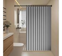 Tenda da Doccia Magnetica per Il Bagno 135 x 202 cm Isolamento Termico, Blocco Della Luce, Stile Pieghevole Tenda Porta Interna per Cucina per Camera da Letto, Bagno, Grigio