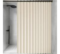 Tenda da Doccia Magnetica per Il Bagno 145 x 165 cm Isolamento Termico, Blocco Della Luce, Stile Pieghevole Tenda for Porta con Isolamento per Camera da Letto, Soggiorno, Beige