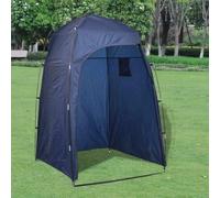 Tenda da doccia per campeggio, tenda da spogliatoio con cerniera, tenda mobile per WC per spiaggia ed esterni, 130 x 130 x 210 cm, verde