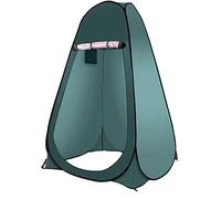 Tenda da doccia pop-up istantanea, riparo per la privacy, portatile, con borsa per il trasporto, per campeggio, trekking, spiaggia, bagno (verde)