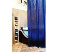 Tenda Da Doccia Spice Blu 180X200 CM. 100% VINILE. Con Effetto Di Luminanza.