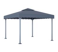 Tenda da esterno Arnelle 300x300 cm antricite AluminumParasol, tetto, arredamento da esterno, forniture per la casa, decorazione Anthricite